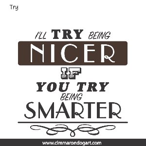 say005d - Try to be Smarter