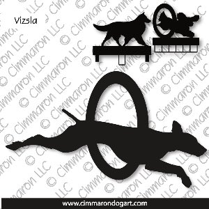 vizsla004ls - Vizsla Agility MACH or Ribbon Bars