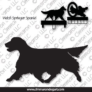 welsh-ss010ls - Welsh Springer Spaniel (tail) Gaiting MACH Bars-Rosette Bars