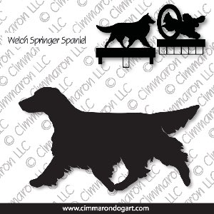 welsh-ss011ls - Welsh Springer Spaniel (tail) Moving MACH Bars-Rosette Bars