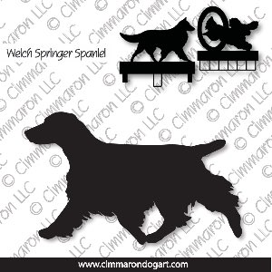 welsh-ss002ls - Welsh Springer Spaniel Gaiting MACH Bars-Rosette Bars