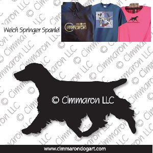 welsh-ss002t - Welsh Springer Spaniel Gaiting Custom Shirts