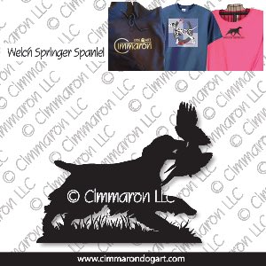 welsh-ss007t - Welsh Springer Spaniel Field Custom Shirts