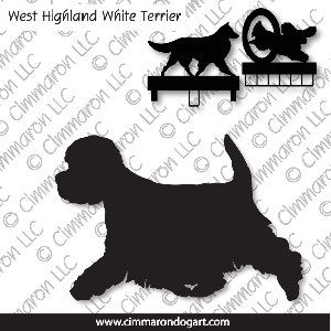 westhighland002ls - West Highland White Terrier Gaiting MACH Bars-Rosette Bars