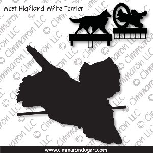 westhighland004ls - West Highland White Terrier Jumping MACH Bars-Rosette Bars