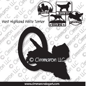 westhighland003s - West Highland White Terrier Agility House and Welcome Signs