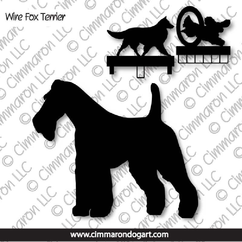 wirefox001ls - Wire Fox Terrier MACH Bars-Rosette Bars