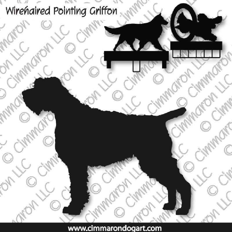 wiregr001ls - Wirehaired Pointing Griffon MACH Bars-Rosette Bars