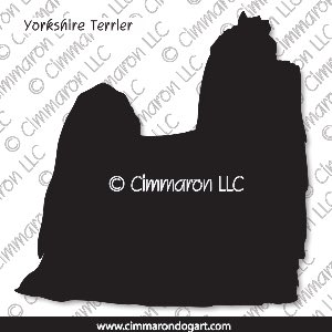 yorkie001d - Yorkshire Terrier Decal